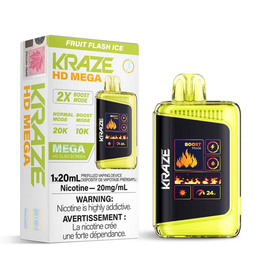 Kraze Hd Mega Fruit Flash Ice 20mg/ml