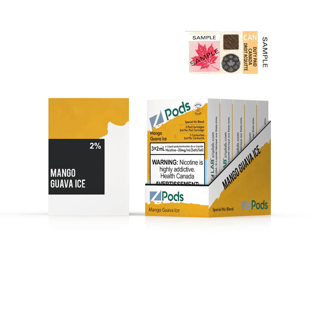 Zpods Mango Guava Ice 20mg/mL (Provincial)