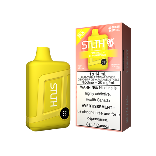 Stlth 8kpro Lemon Squeeze Ice 20mg/mL disposable