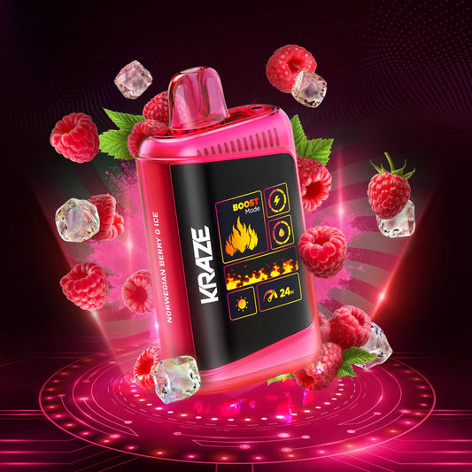 Kraze Mega X 48k Norwegian Berry G Ice 20mg/ml Disposable (Provincial)