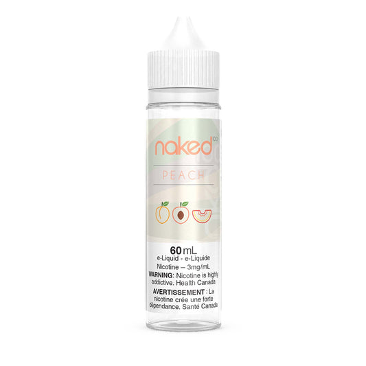 Naked 100 e-liquid Peach 6mg/mL 60mL(Provincial)