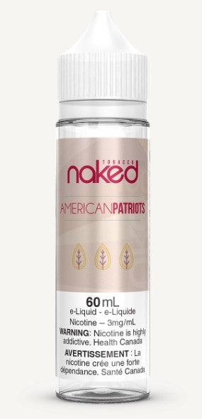 Naked 100 e-liquid American patriots 0mg/ml 60ml (Provincial)