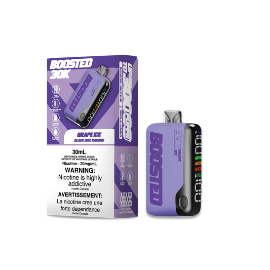 Boosted 30K Grape Ice disposable 20mg/ml (Provincial)