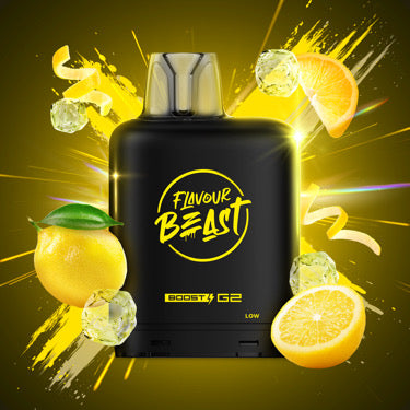 Flavour beast LevelX Boost G2 pod Lemon Squeee Ice 20mg/mL (provincial)