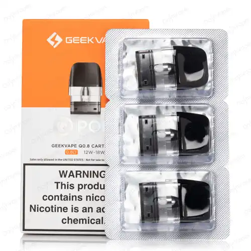 Geekvape Q Replacement Pods - 0.8ohm