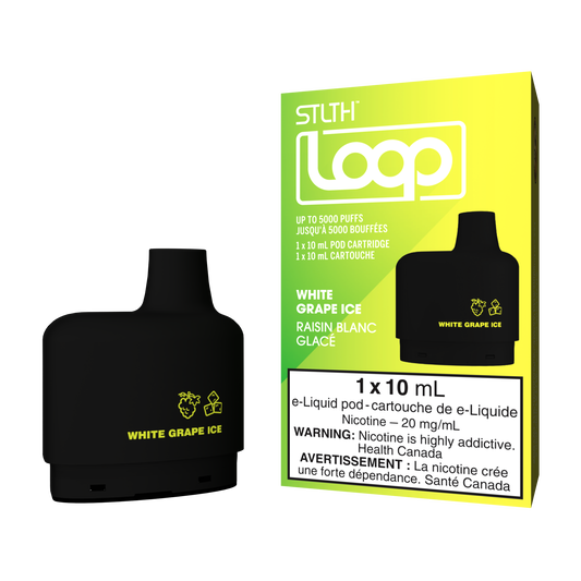 Stlth loop pod White grape ice 20mg/mL