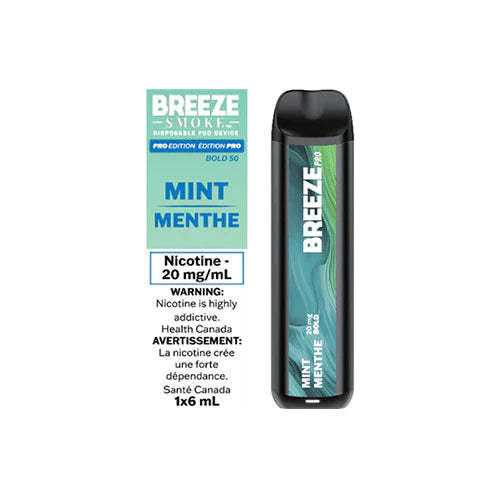 Breeze pro 2000 Synthetic 50  Mint 20mg/mL disposable (provincial)