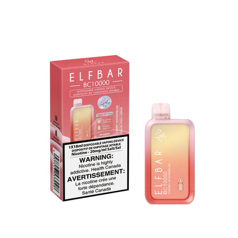 Elf bar BC10000 Cherry Watermelon 20mg/mL disposable (provincial)