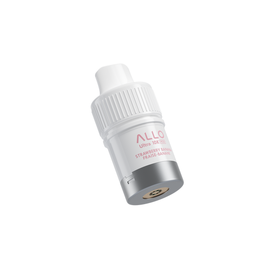 Allo ultra 10k Strawberry Banana pre-filled pod 20mg/mL (Provincial