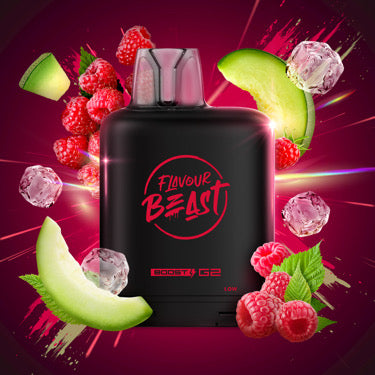 Flavour beast LevelX Boost G2 pod Rad Razz Melon Ice 20mg/mL (provincial)