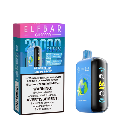 Elf bar GH20k Peach Berry 20mg/ml disposable (provincial)