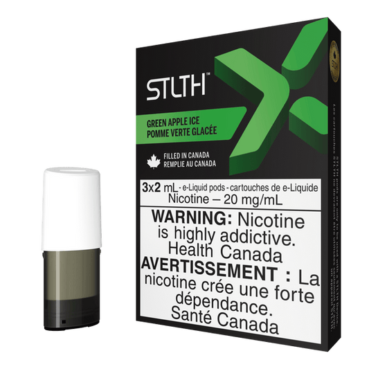 Stlth X pods Green apple ice 20mg/mL