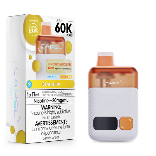 Capsl 60k Banana Ice 20mg/ml Disposable (Provincial)