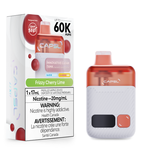 Capsl 60k Frizzy Cherry Lime 20mg/ml Disposable (Provincial)