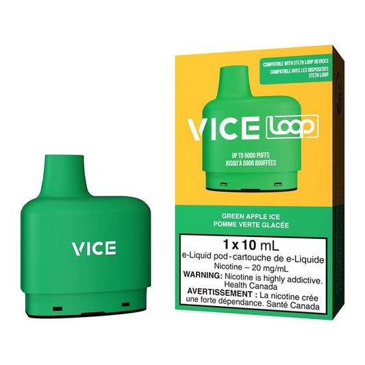 Vice loop pod Green apple Ice 20mg/mL