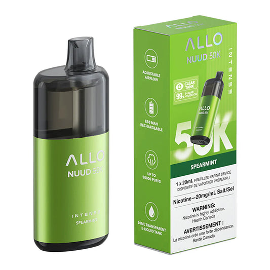 Allo Intense Nuud 50k Spearmint 20mg disposable (Provincial)