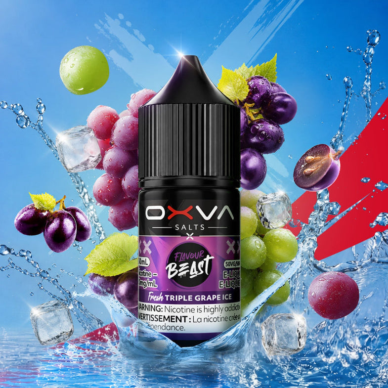 Flavour Beast x OXVA E-liquid Triple Grape Ice 20mg/ml 30ml (Provincial)