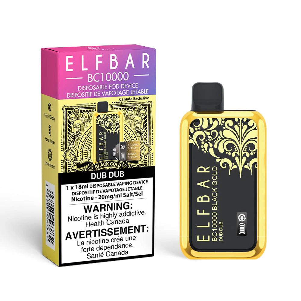 Elf bar BC10000 Dub Dub 20mg/mL disposable (provincial)