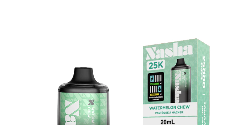 Nasha 25K Watermelon Chew disposable 20mg/ml (Provincial)