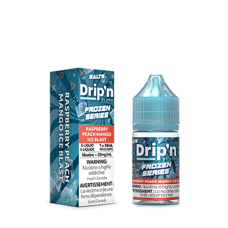 Drip’n E-liquid Frozen Series Raspberry Peach Mango Ice Blast 20mg 30mL (Provincial)