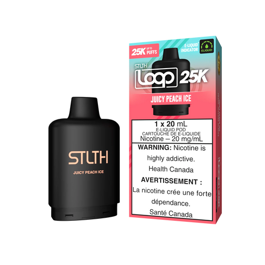 Stlth Loop Pod 25k Juicy Peach Ice 20mg/ml (Provincial)