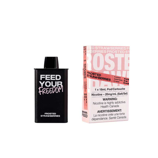 Feed pod 9000 Frosted Strawberries 20mg 18ml (provincial)