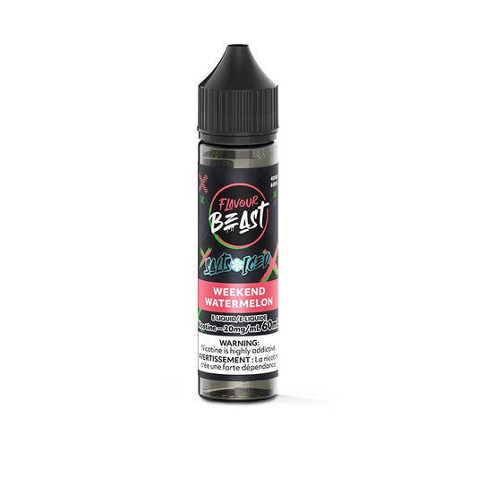 Flavour Beast E-liquid Weekend Watermelon Iced 20mg/mL 60mL (provincial)
