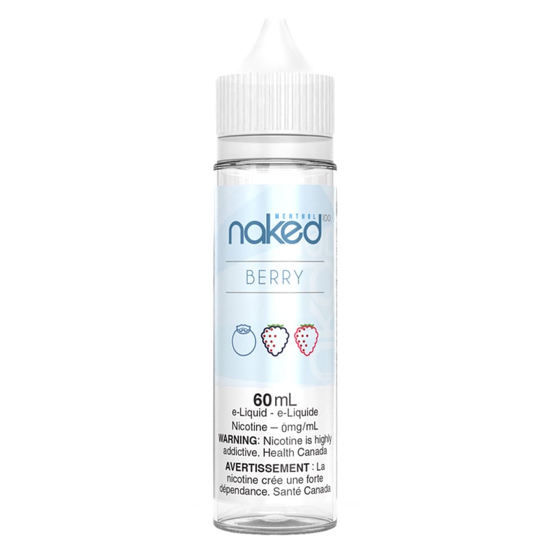 Naked 100 e-liquid berry menthol 0mg/60ml (Provincial)