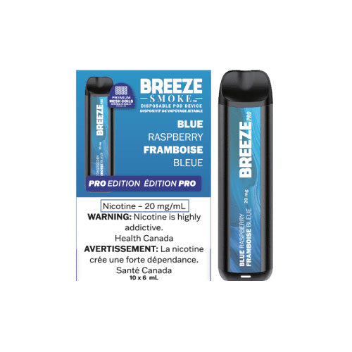 Breeze pro 2000 Synthetic 50  Blue Raspberry 20mg/mL disposable (provincial)