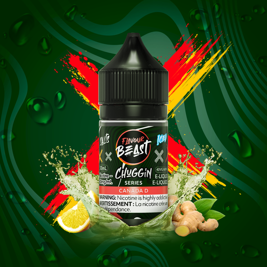 Flavour beast E-liquid Chuggin Canada D iced 20mg/ml 30ml (Provincial)