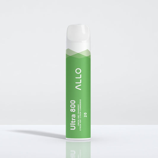 Allo ultra 2500 Lemon Lime Cranberry 10mg/mL disposable