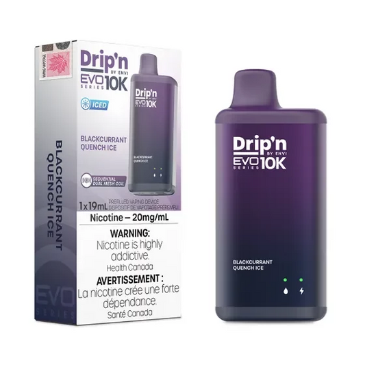 Drip’n EVO 10K Blackcurrant Quench Ice 20mg/mL disposable