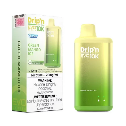 Drip’n EVO 10K Green Mango Ice 20mg/mL disposable