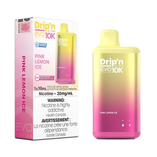 Drip’n EVO 10K Pink Lemon Ice 20mg/mL disposable