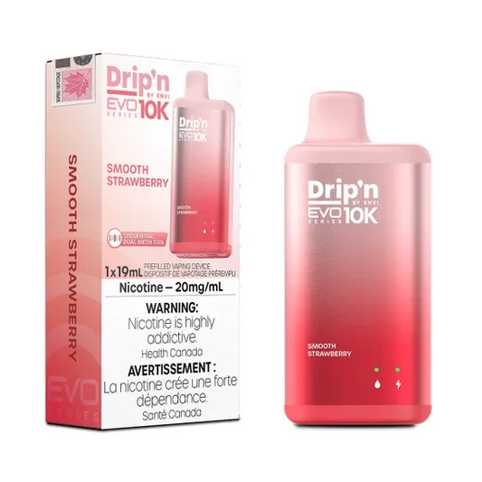 Drip’n EVO 10K Smooth Strawberry 20mg/mL disposable