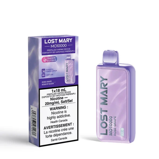 Lost Mary MO10000 Rose Grape 20mg/mL disposable