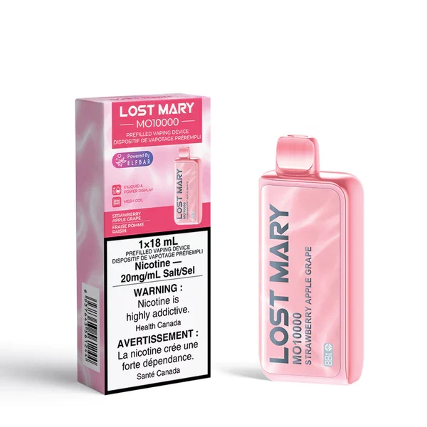 Lost Mary MO10000 Strawberry Apple Grape 20mg/mL disposable