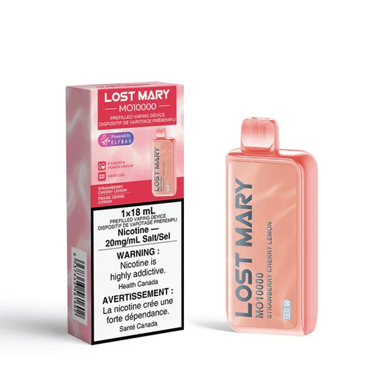 Lost Mary MO10000 Strawberry Cherry Lemon 20mg/mL disposable