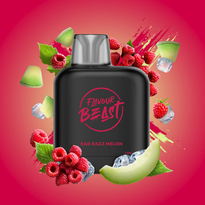 Flavour Beast LevelX pod 7K Rad Razz Melon Iced 20mg/ml