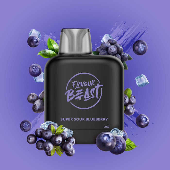 Flavour Beast LevelX pod 7K Super Sour Blueberry Iced 20mg/ml