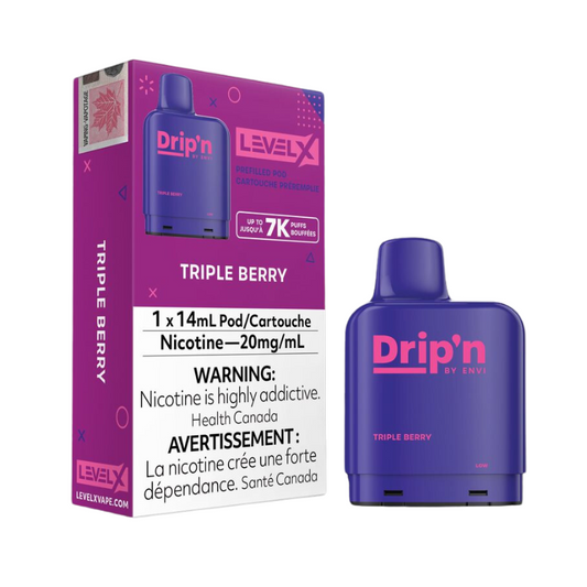 Drip’n LevelX Pod Tripple Berry 20mg/mL