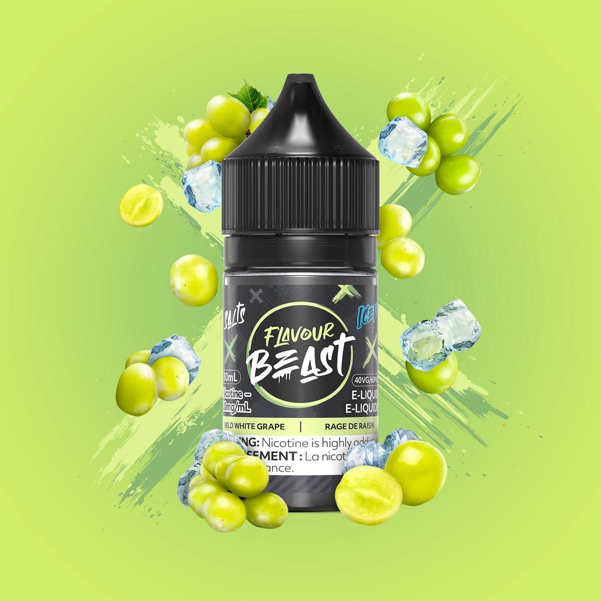 Flavour Beast E-liquid Wild White Grape 10mg/mL 30mL (provincial)