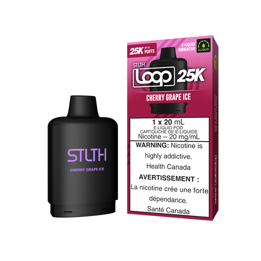 Stlth Loop Pod 25k Cherry Grape Ice 20mg/ml (Provincial)