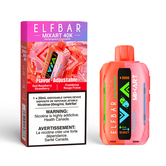 Elf Bar Mixart 40k Red Raspberry Strawberry Ice 20mg/ml disposable (Provincial)