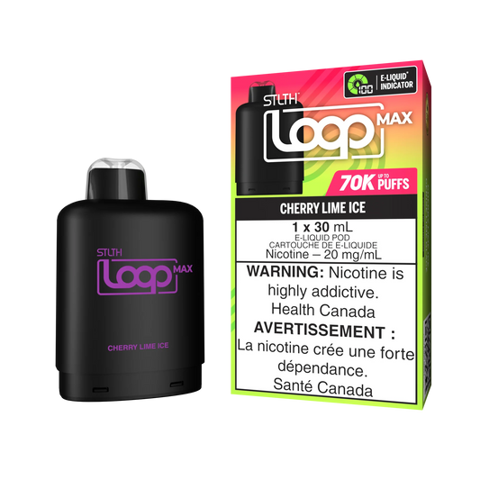 Stlth loop pod Max 70k Cherry Lime ice 20mg/ml (Provincial)