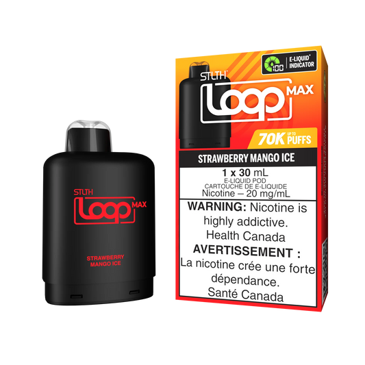 Stlth loop pod Max 70k Strawberry Mango ice 20mg/ml (Provincial)