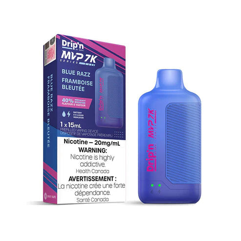 Drip’n MVP 7K Blue Razz 20mg/mL disposable (Provincial)