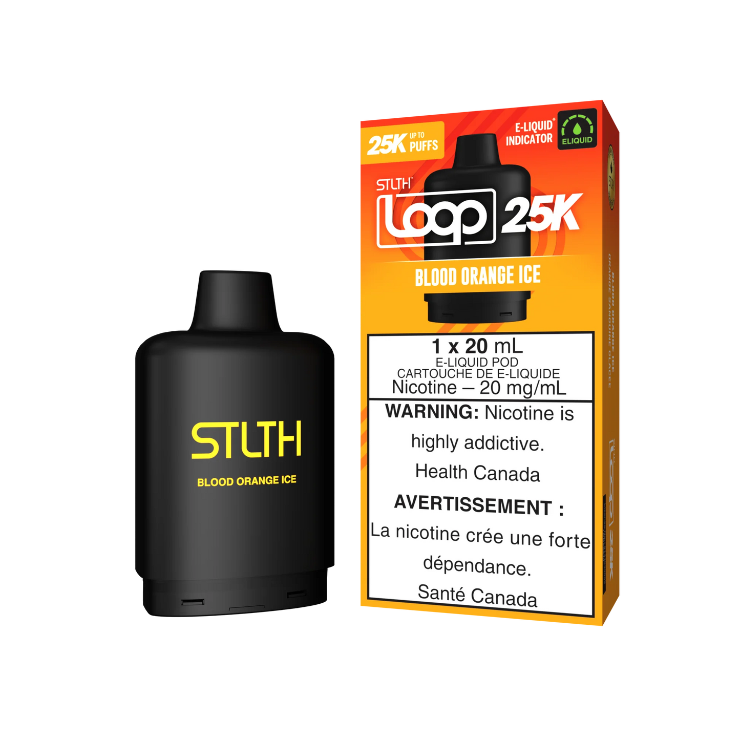 Stlth Loop Pod 25k Blood Orange Ice 20mg/ml (Provincial)