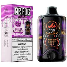 Mr Fog Aura Grape Blow Pop 60k Disposable 20mg/ml