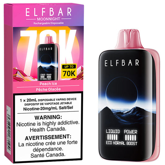 ELF BAR MoonNight 70k Peach Ice 20mg/mL Disposable (Provincial)